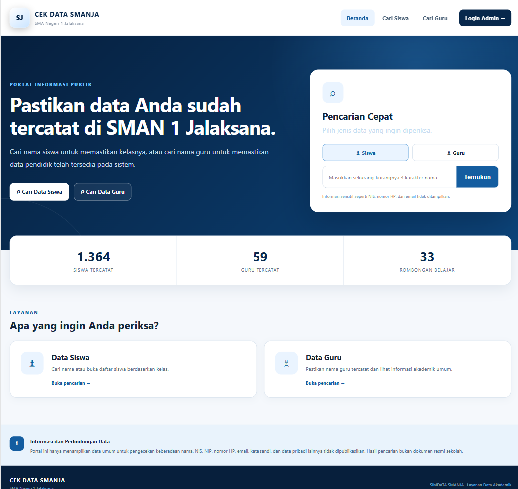 Aplikasi Bank Data Sekolah