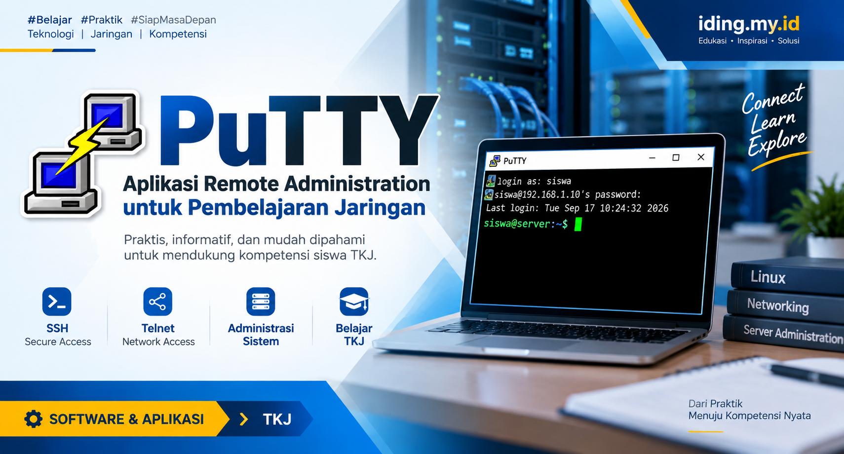 PuTTY: Aplikasi Remote Administration untuk Pembelajaran Jaringan