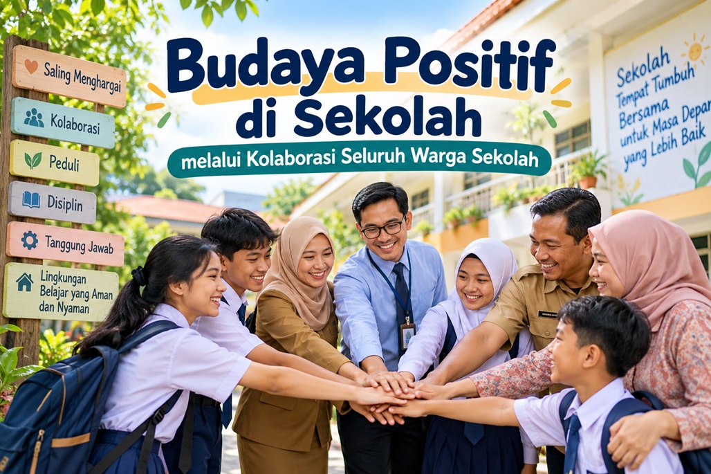 Budaya Positif di Sekolah melalui Kolaborasi Seluruh Warga Sekolah