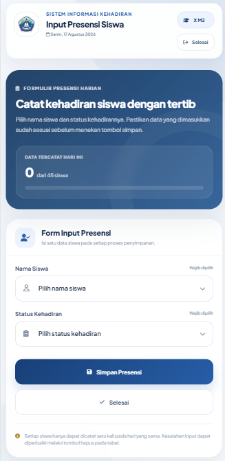 input sistem