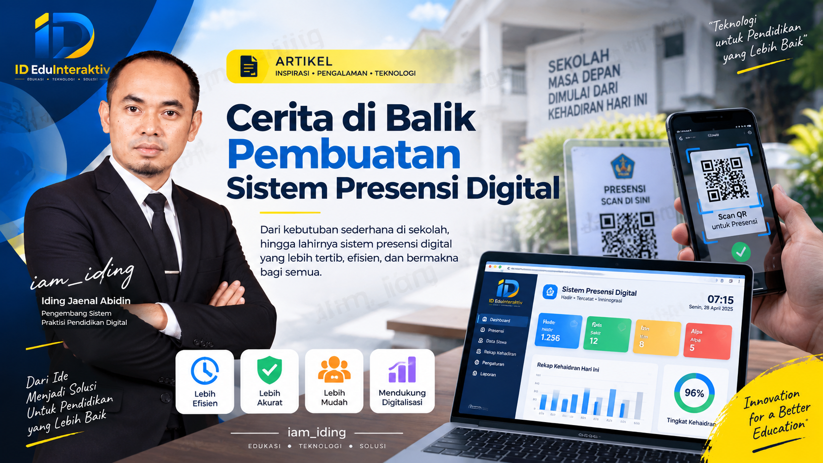 Perjalanan inovasi teknologi dan digitalisasi sekolah iam_iding